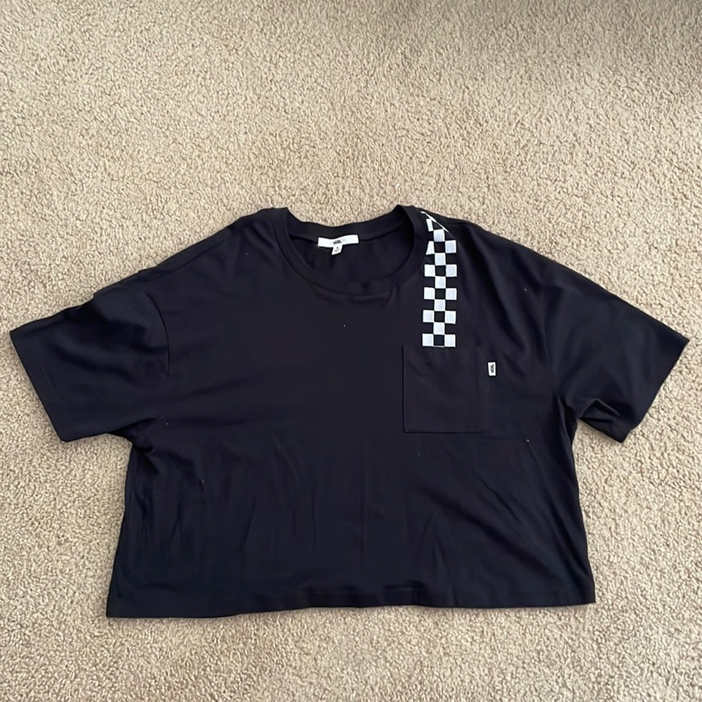 Black Vans Crop Tee.